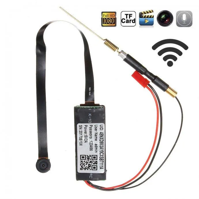 najmanja mini wifi ip kamera modul 24/7 - slika 6