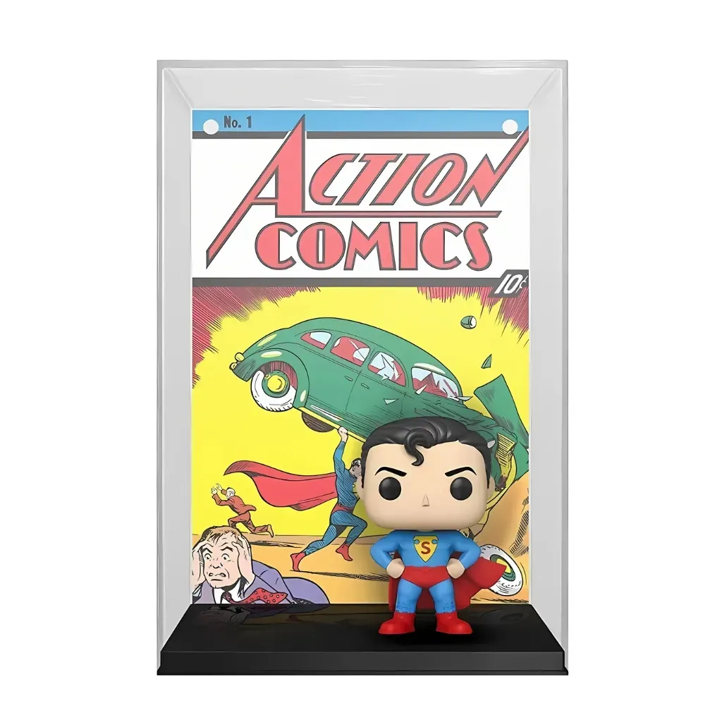 funko pop! comic cover: dc comics – superman (action comics) #01 - slika 2