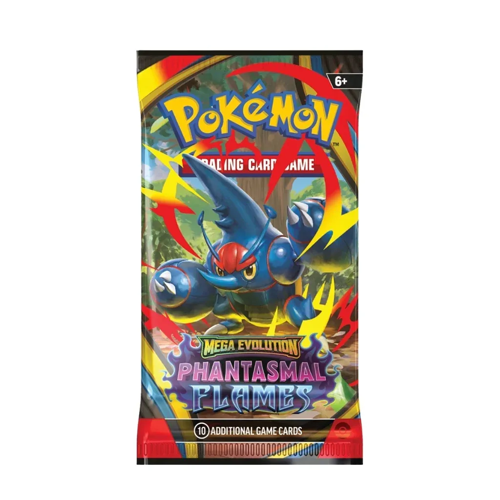 pokémon tcg: mega evolution – phantasmal flames booster pack - slika 3