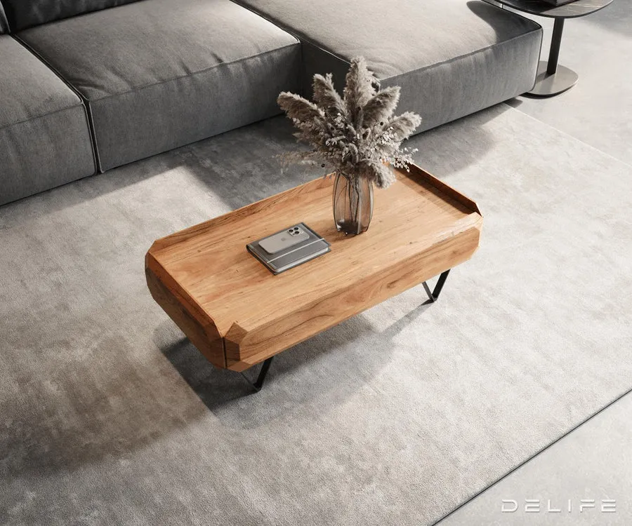 klub stolić kiano 100x50cm, materijal: bagrem - slika 3