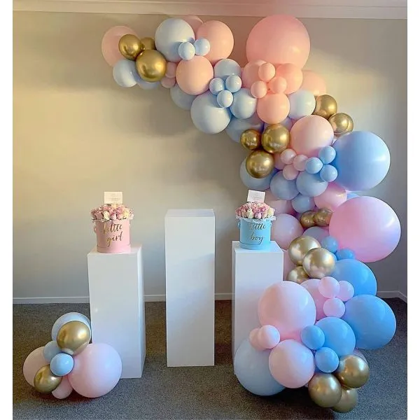 luk od balona - pink and blue (104 balona u setu) - slika 5