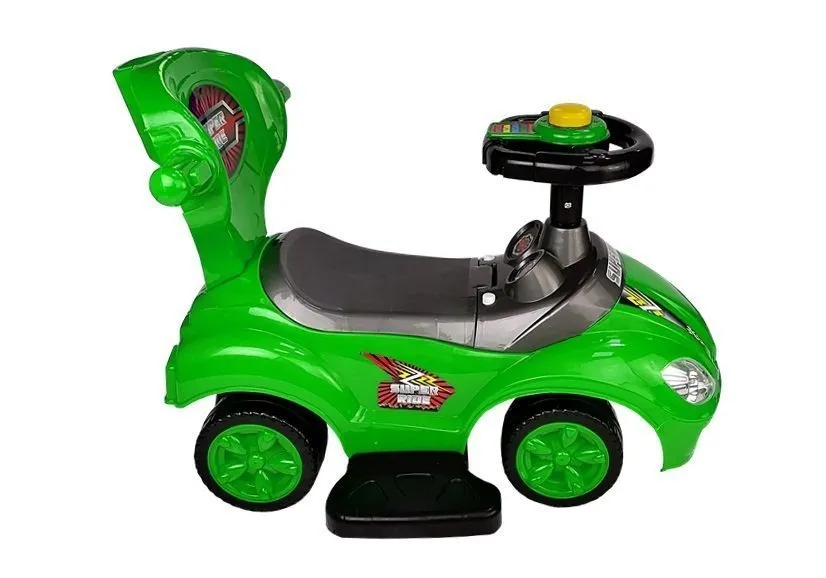 dječja guralica mega car 3in1 - zelena - slika 10