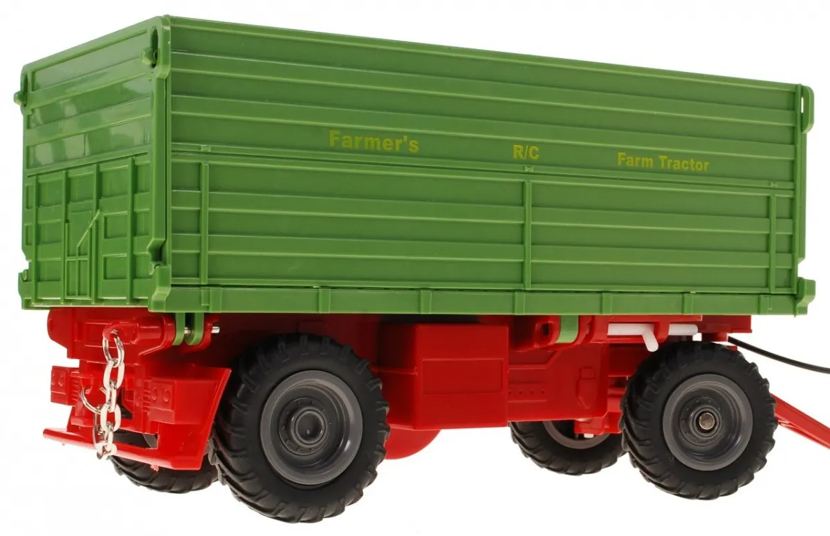 traktor with a trailer in 1 28 scale - slika 2
