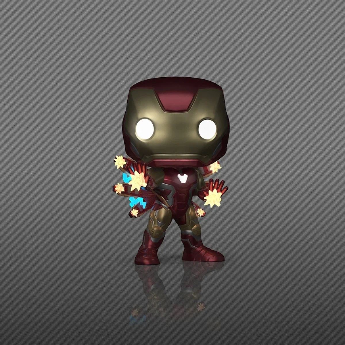 funko pop! marvel: the infinity saga – iron man (gitd) #1555 - slika 3