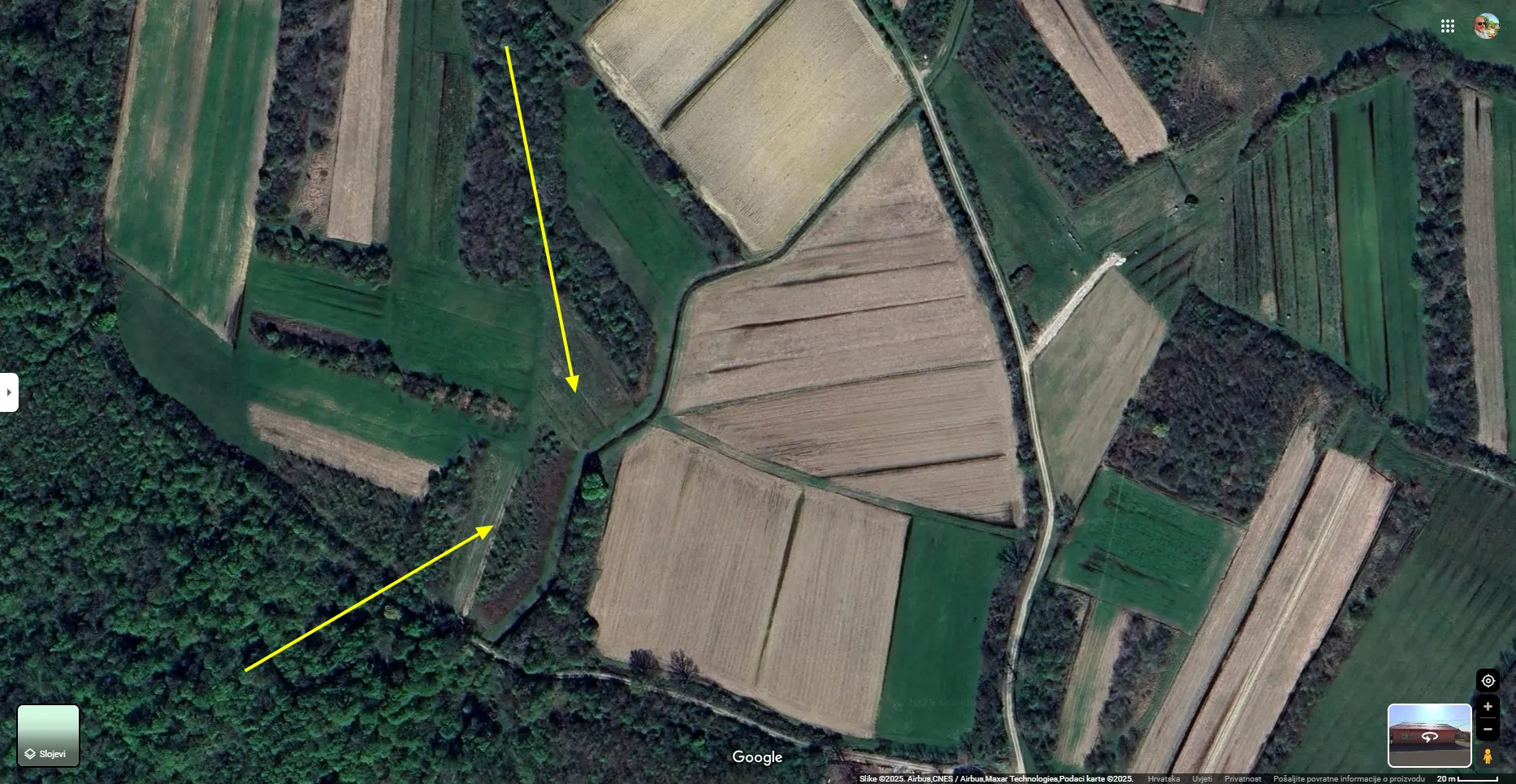 dugo selo,2 parcele 1306+2610m2,pogodno za vikendice,polj.,lov,10€/m2 - slika 5