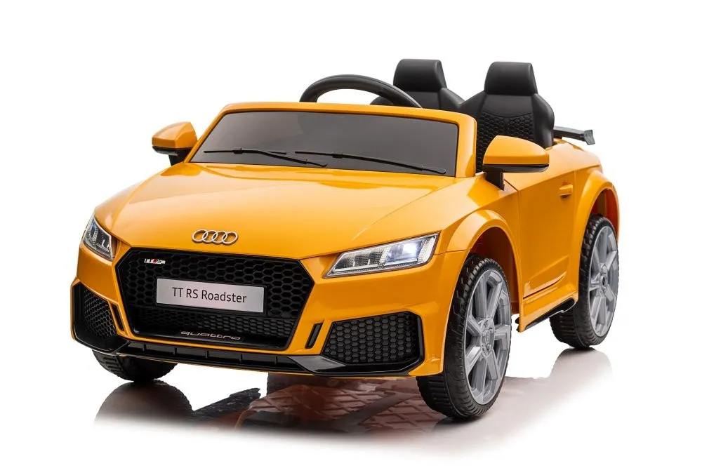 licencirani auto na akumulator audi ttrs - žuti - slika 5