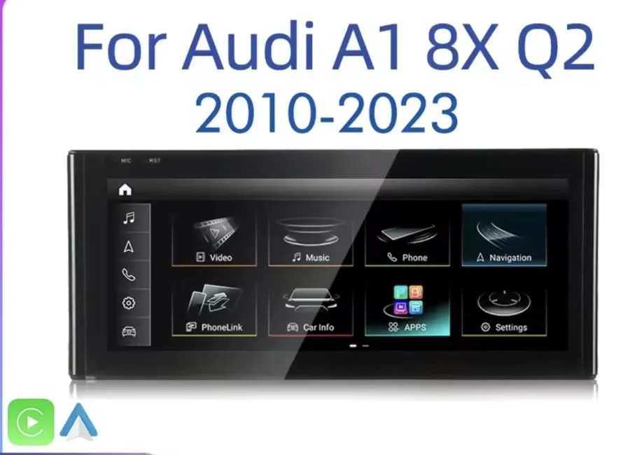 original ekran android za audi a1 8x 2010-2012 multimedija android gps - slika 6