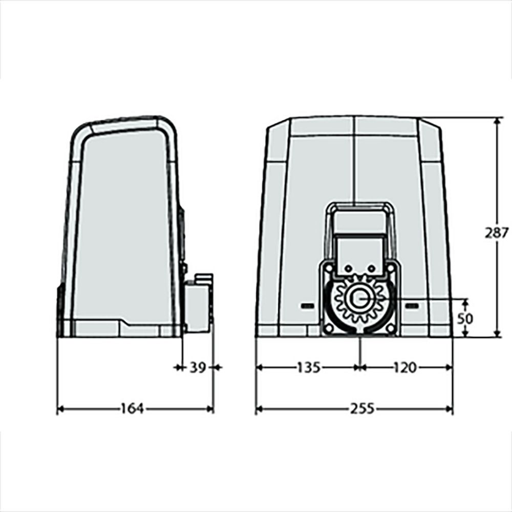 motor za klizna vrata bft 600 ultra - slika 5