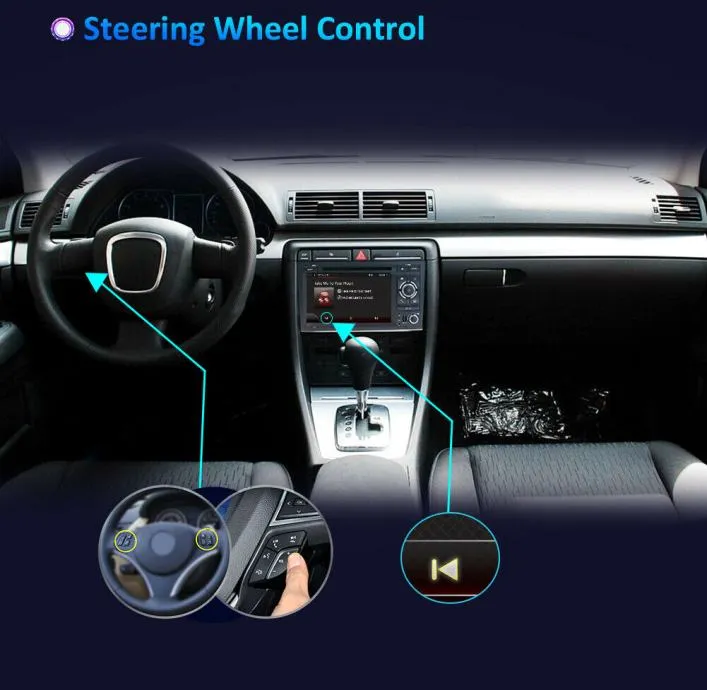 audi a4 b6 b7 android 10 original radio 2din multimedija - slika 6