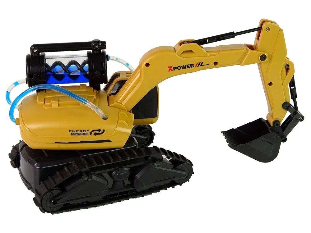 large remote controlled yellow crawler excavator - slika 3