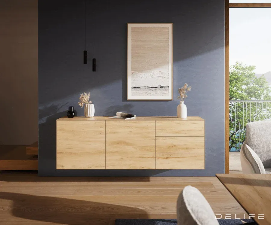 komoda cuor 180x45cm, materijal: keramika laminam sabbia - slika 2