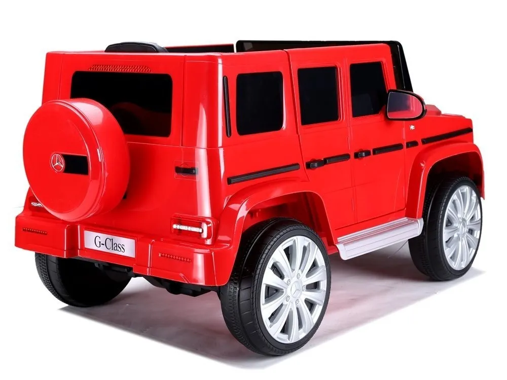 licencirani auto na akumulator mercedes g500 - crveni - slika 3