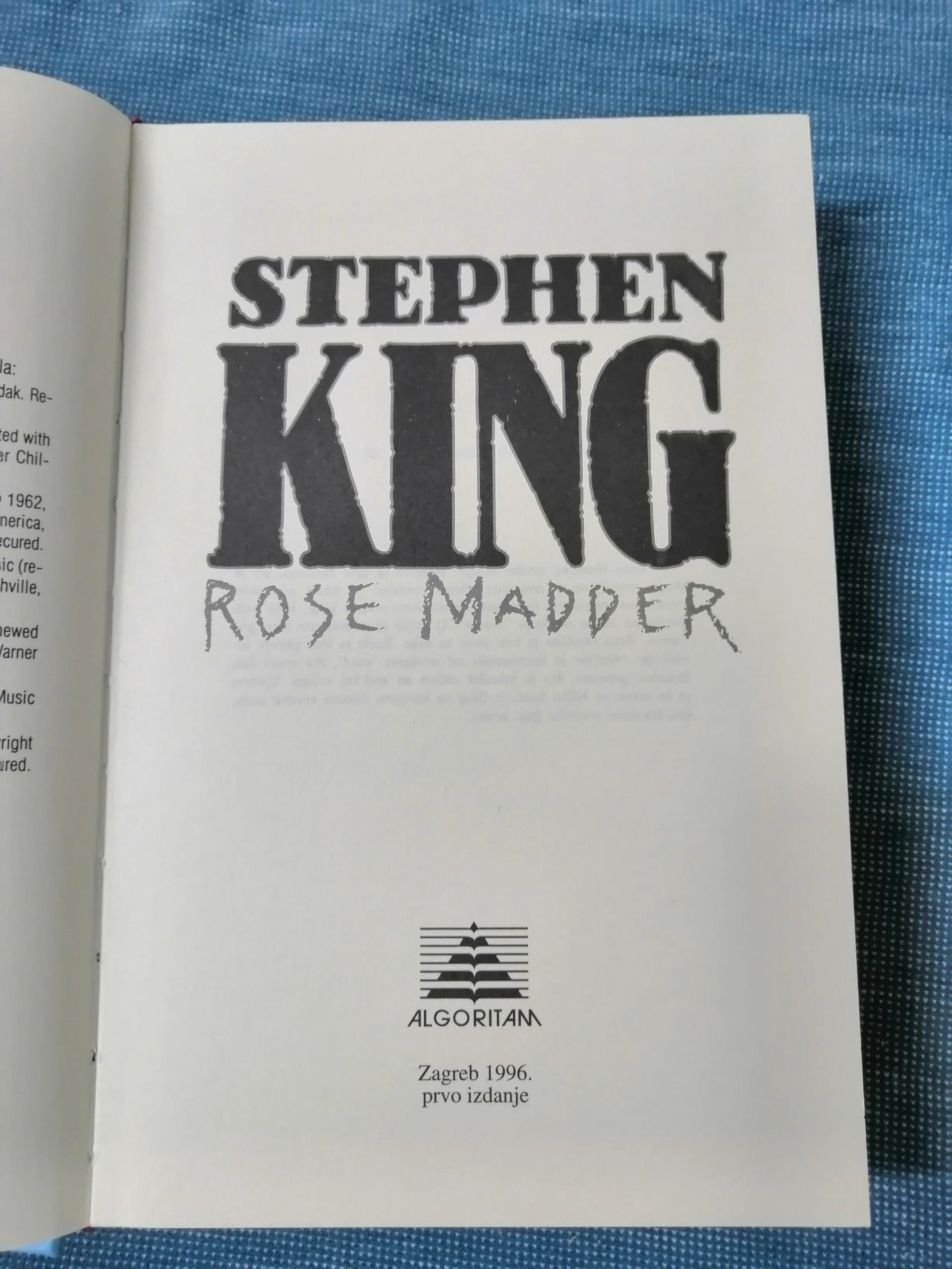 stephen king – rose madder - slika 2
