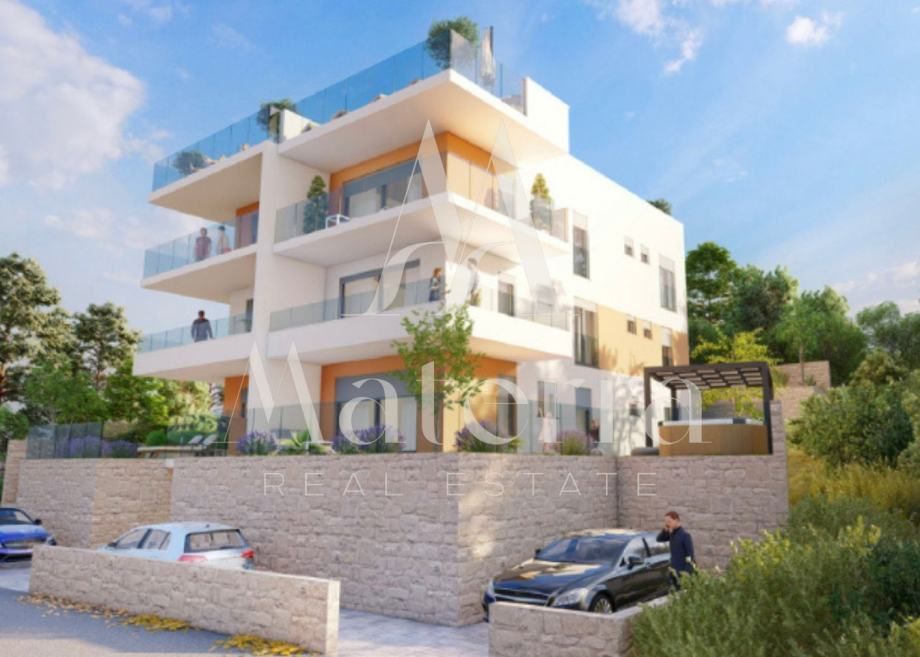 trogir/čiovo, stan 2-soban sa velikom krovnom terasom, pogled na more - slika 10