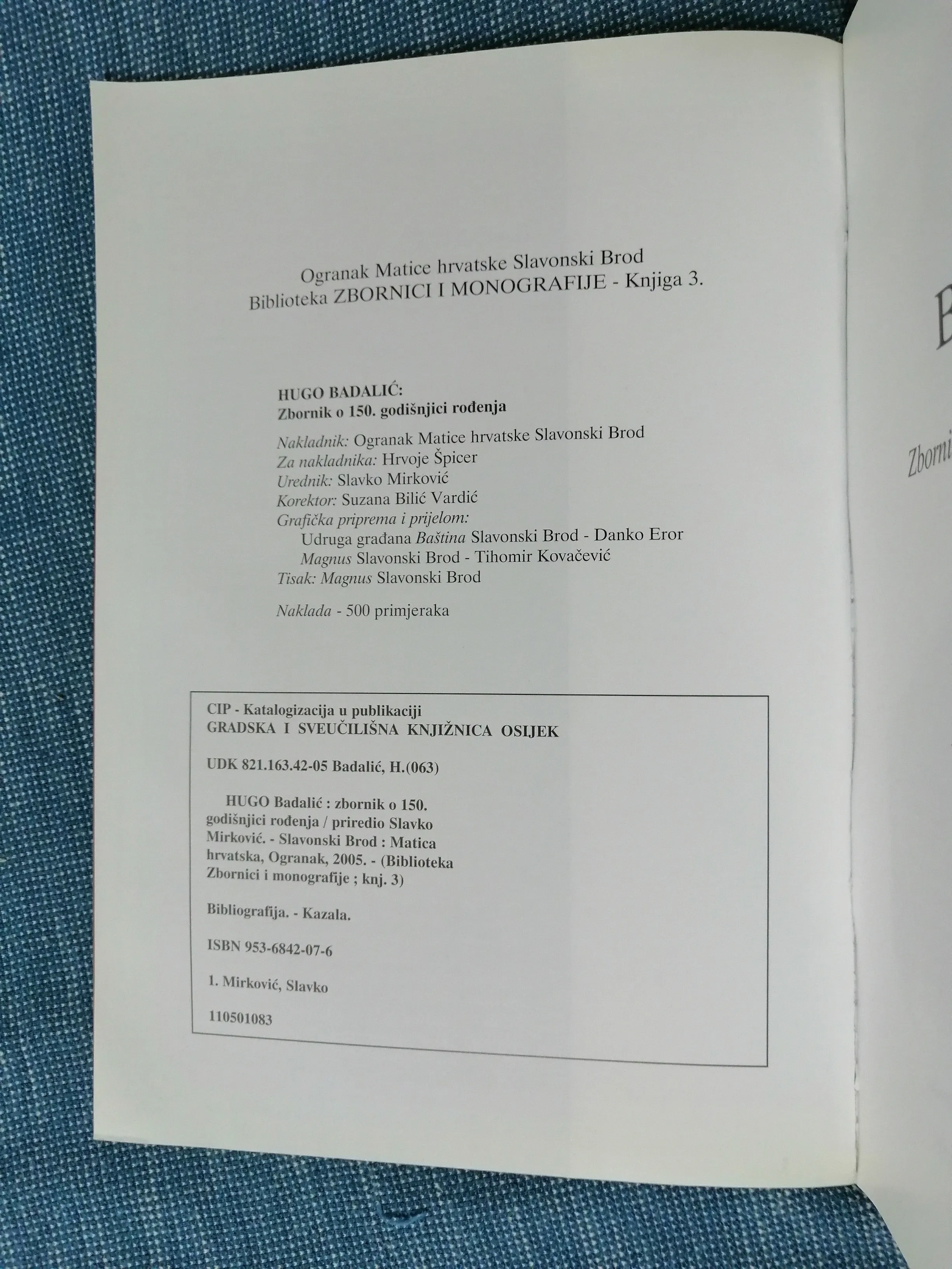 hugo badalić : zbornik o 150. godišnjici rođenja - slika 3