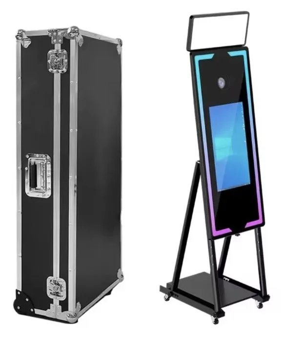 foto booth selfi zrcalo za vjenčanja i svečanosti 45" + printer (opcia - slika 3
