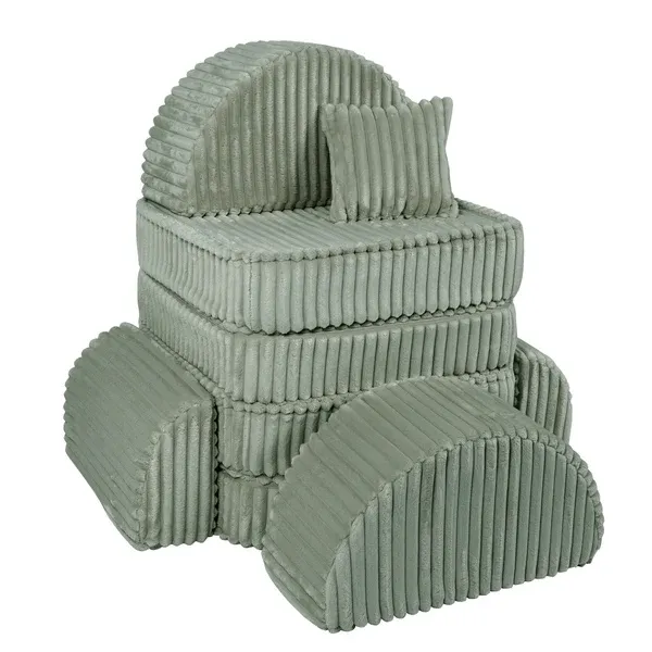 modularna sofa - maslinasto zelena - slika 7