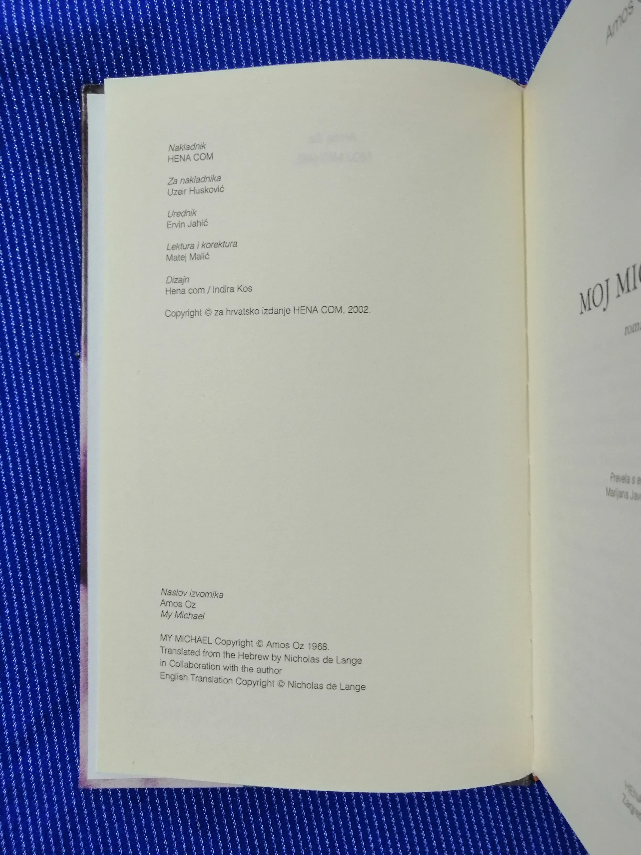 amos oz – moj michael - slika 3