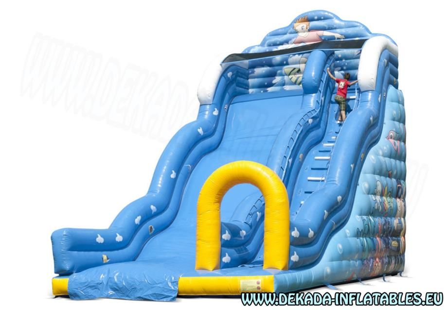 Tobogan na napuhavanje - NOVO - 10m x 6m x 8m - Našice
