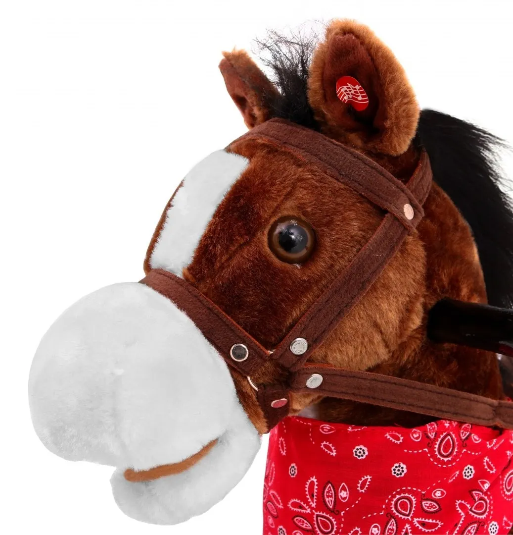 pony rocking horse dark brown - slika 5