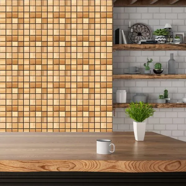 (10komada paket) 3d zidne pvc mozaik panel pločice - samoljepljive vod - slika 12
