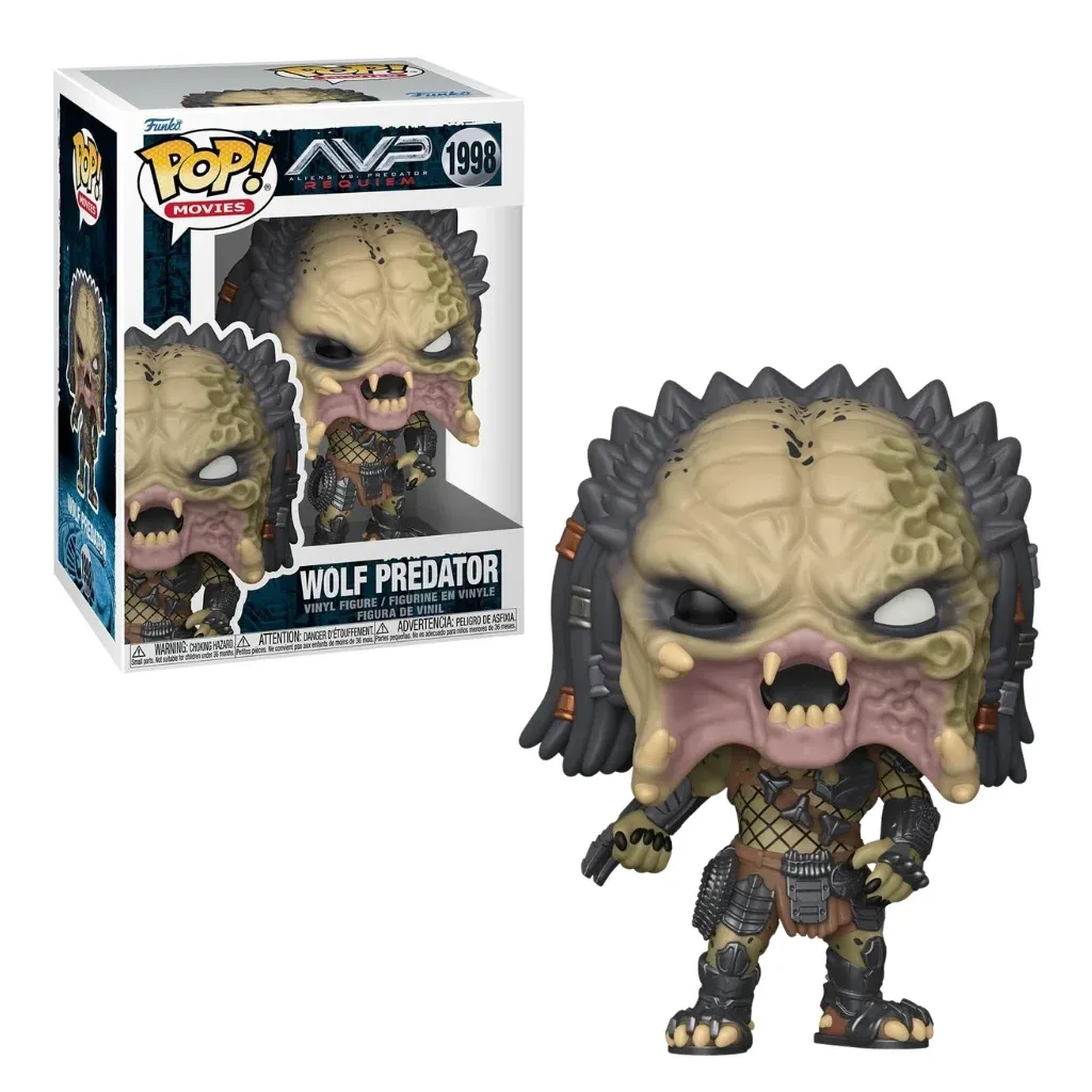 funko pop! movies: aliens vs. predator – wolf predator #1998 - slika 3