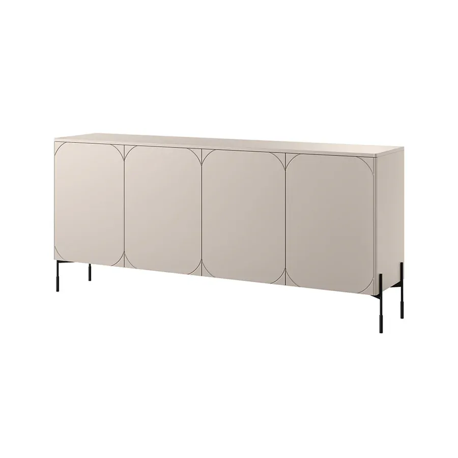 Komoda Sonatia 200cm, 4 vrata i 4 ladice, Materijal: MDF - Čakovec
