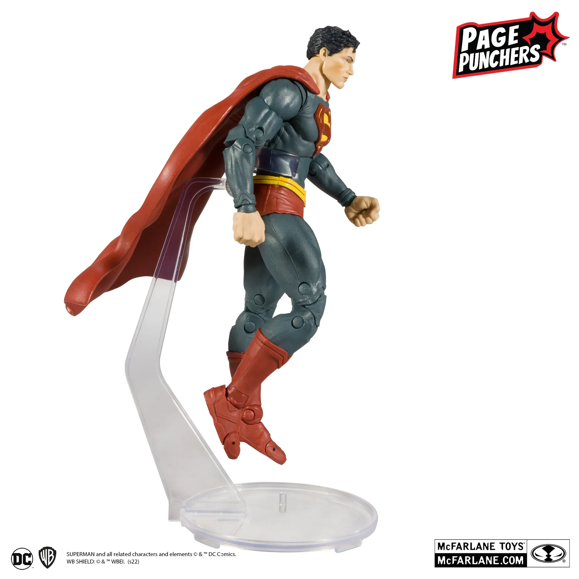 dc comics black adam strip + superman figura, 17cm - slika 9