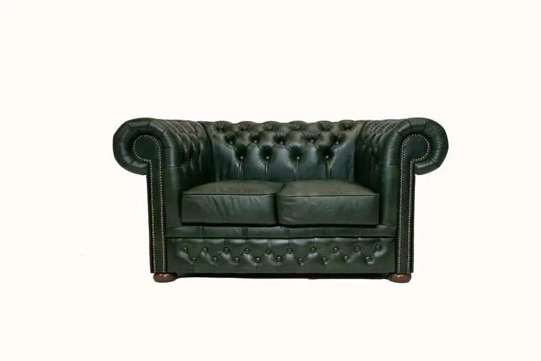 Chesterfield Dvosjed First Class Leather | 2-sjedišta | Cloudy Green - Ježdovec, Zagreb