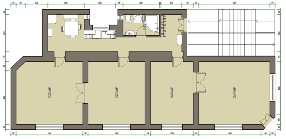 poslovni prostor: osijek, centar, uredski, 99.57 m2, 1.kat - slika 15