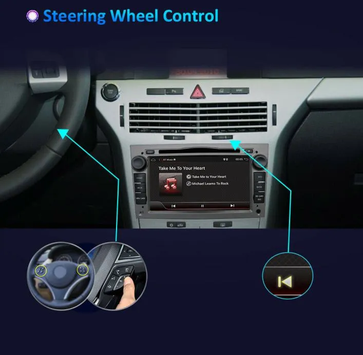 original 2din android navigacija gps opel vectra astra corsa vivaro - slika 4
