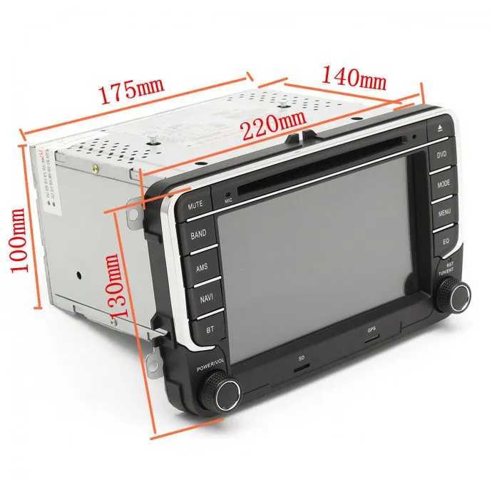 vw auto radio original navigacija europske mape - slika 8