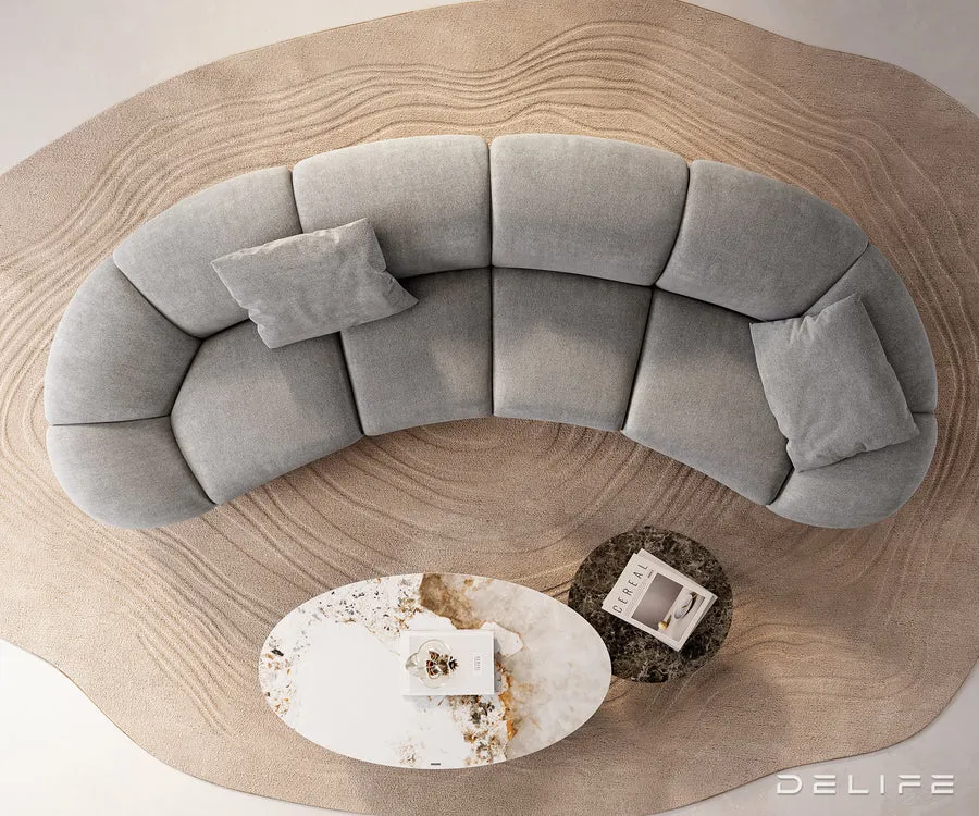 sofa lunna 368x175cm, materijal: strukturirana tkanina - slika 7