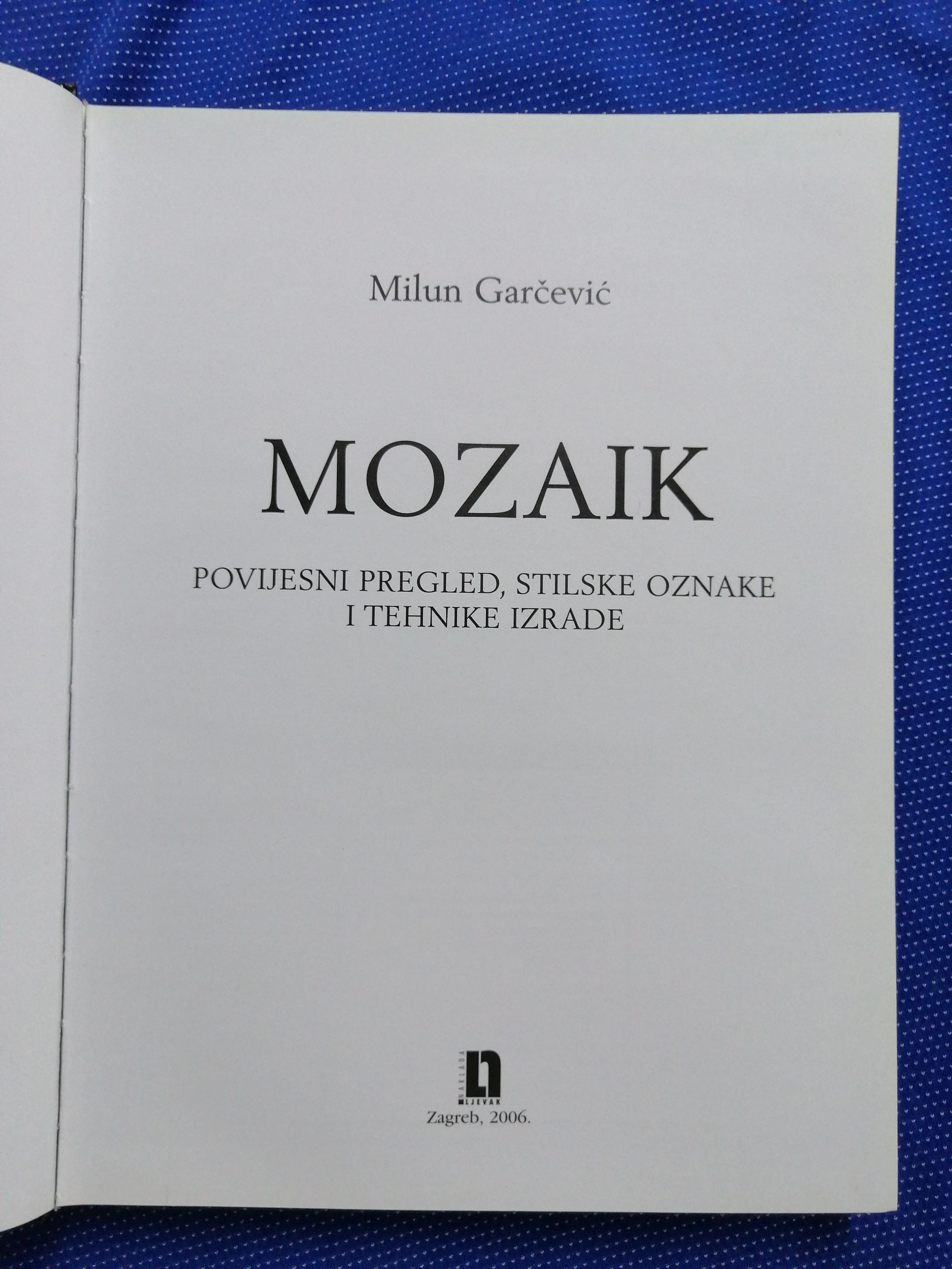 milutin garčević – mozaik : povijesni pregled, stilske oznake - slika 2
