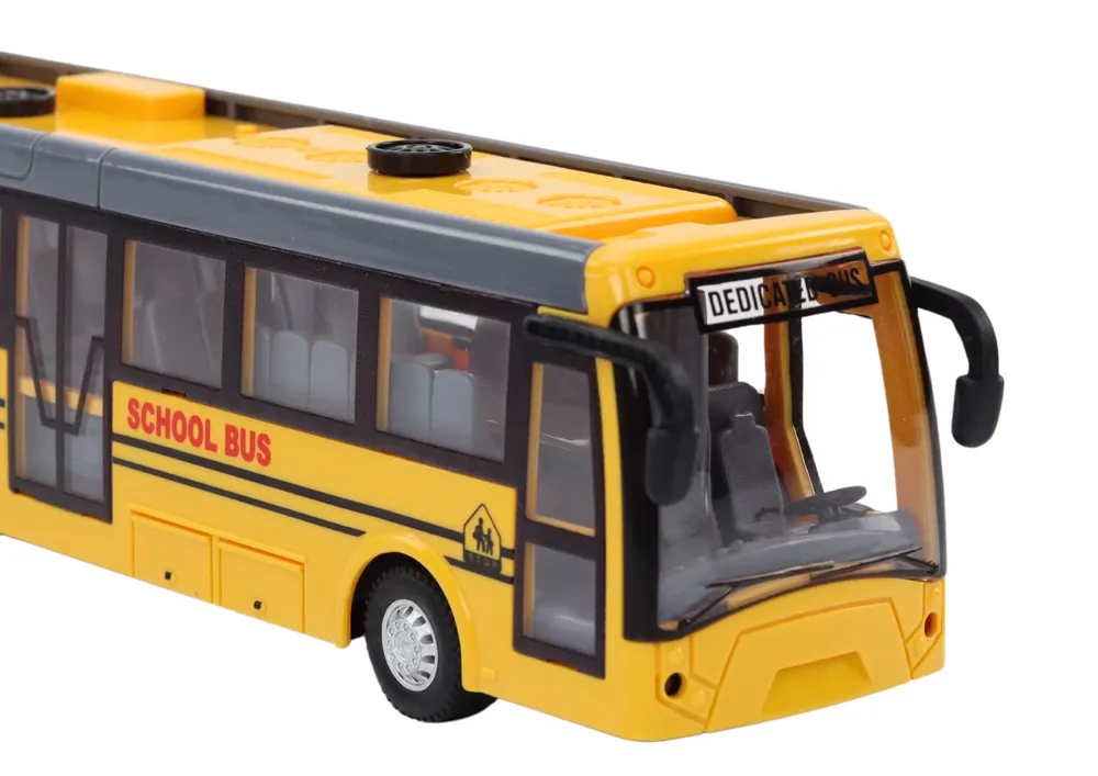 remote control articulated rc school bus 1:32 yellow - slika 6