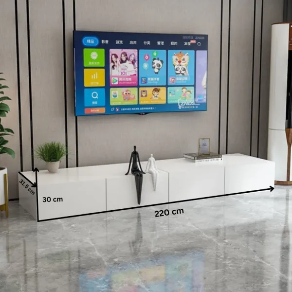visokokvalitetni tv stolić - više boja i dimenzija - slika 4