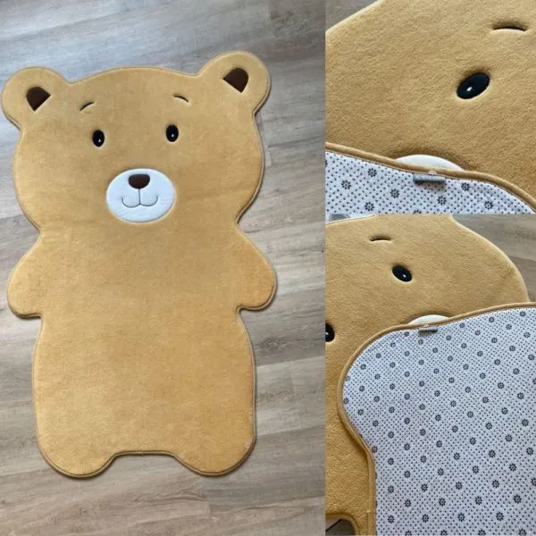 dječji tepih - 2 modela - kit i medo - 110*70cm - slika 2