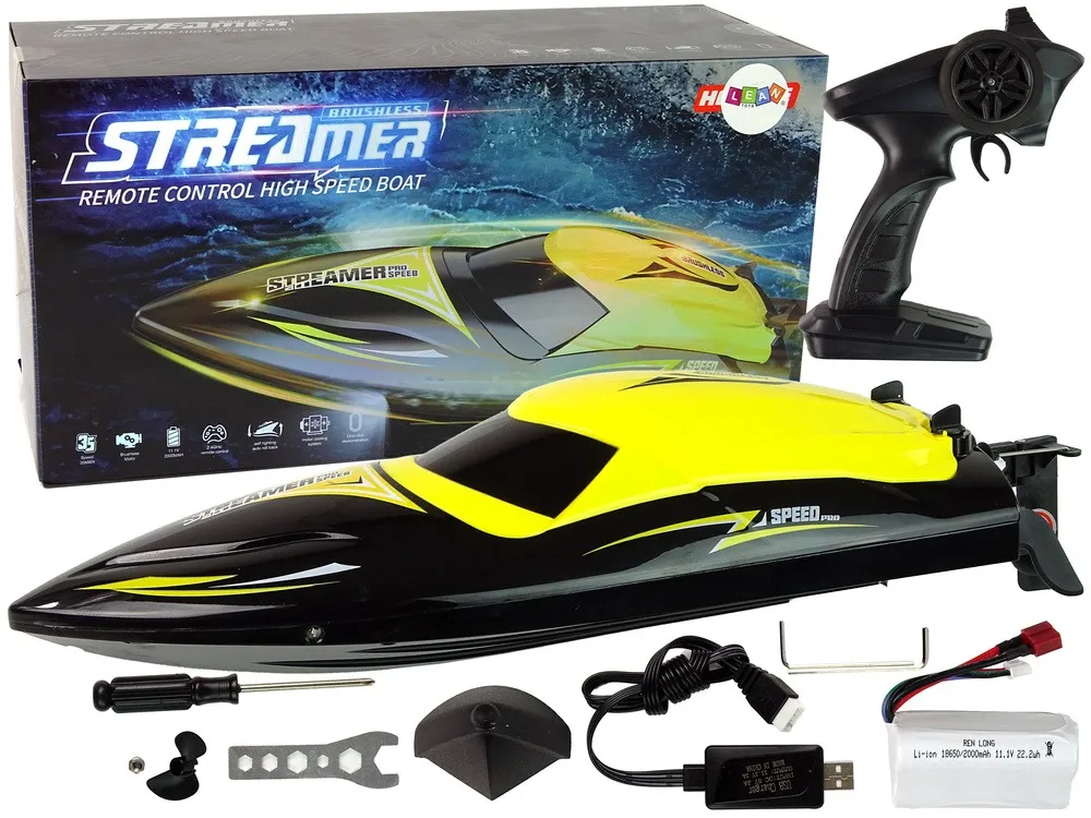 Motorboat R/C 2.4G Yellow 35 KM/H - Mursko Središće