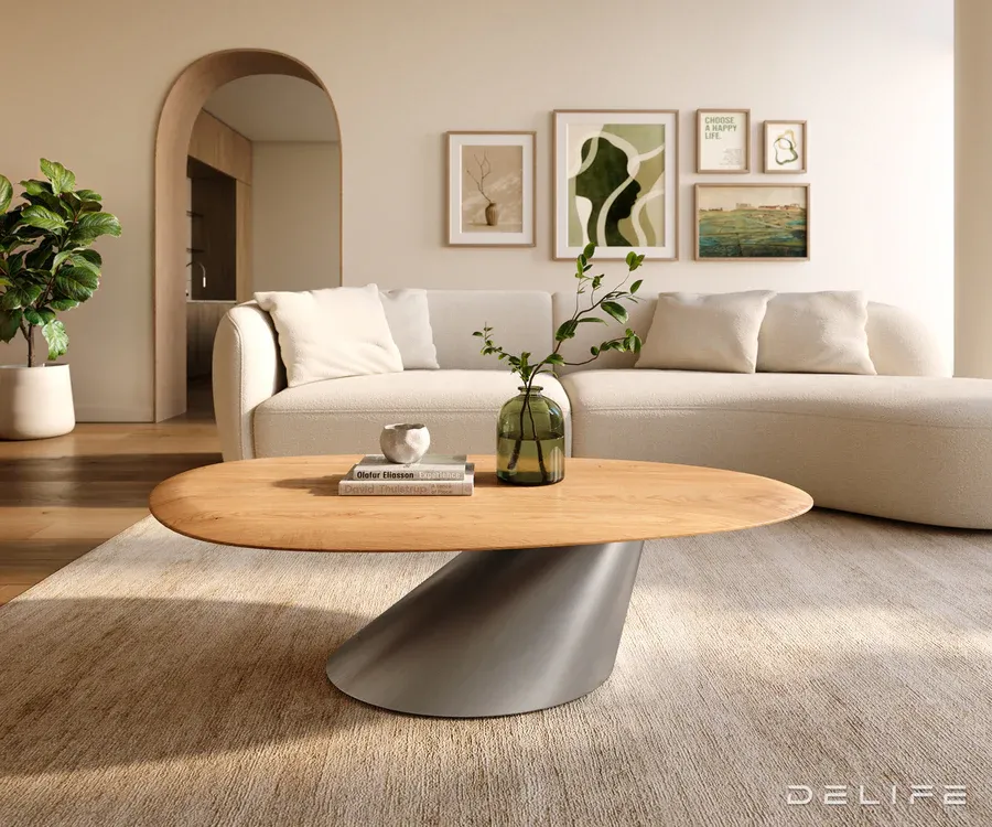 klub stolić edge 140x75cm, materijal: hrast - slika 2