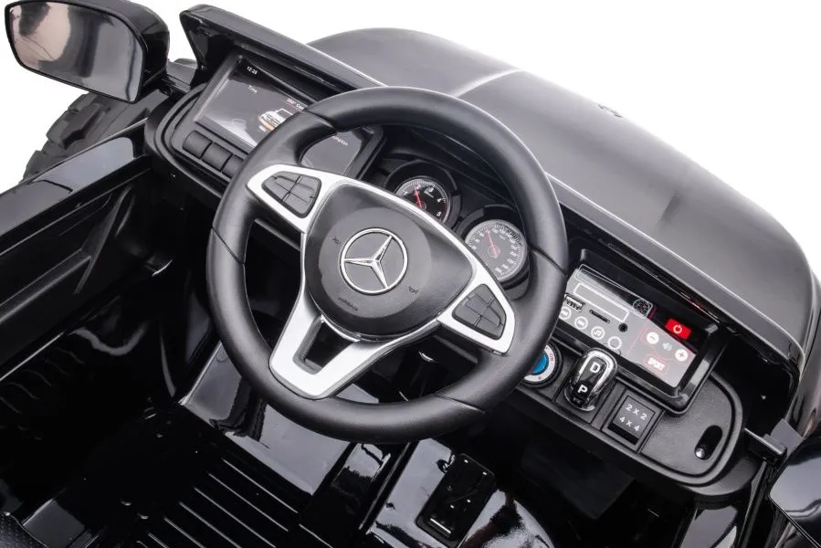 licencirani auto na akumulator mercedes dk-mt950 4x4 - crni/lakirani - slika 12
