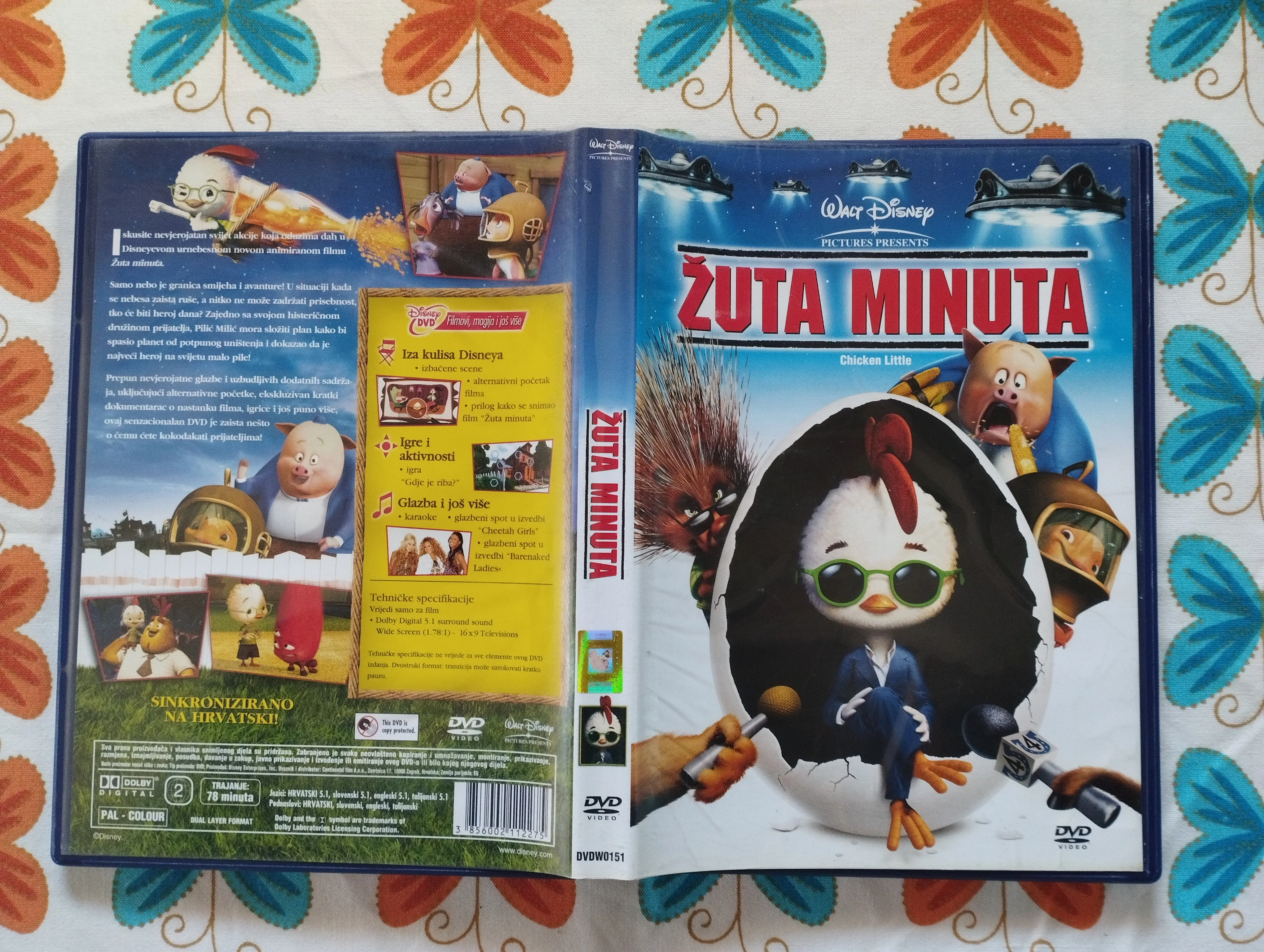 Disney - Chicken Little - Žuta minuta DVD - Samobor