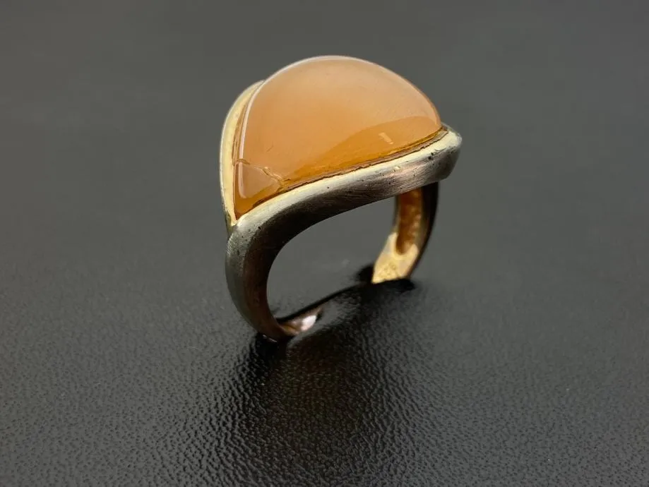 vintage srebrni prsten 8.72g .925 / r1, rate !! - slika 2