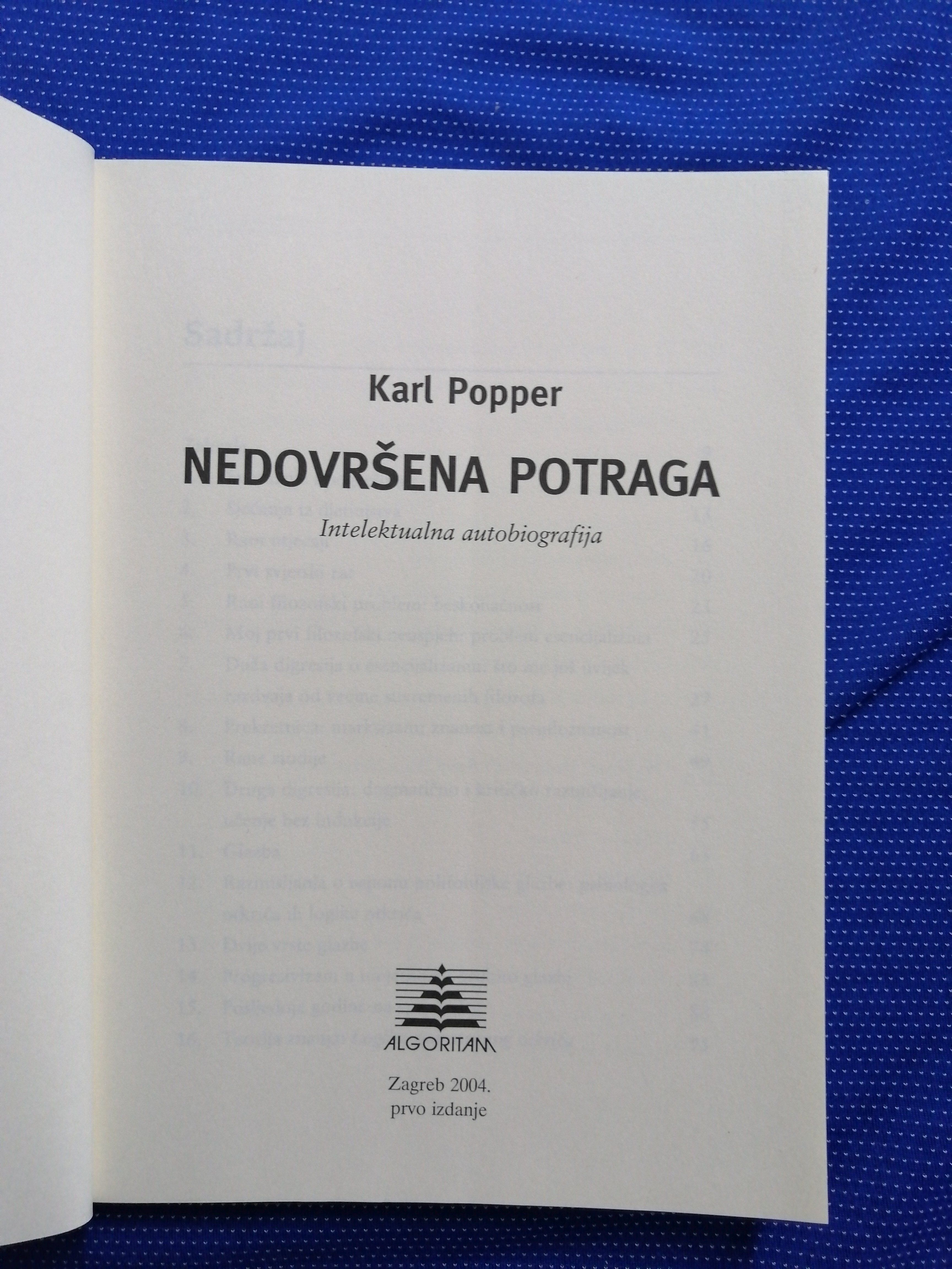 karl popper – nedovršena potraga [b105] - slika 2