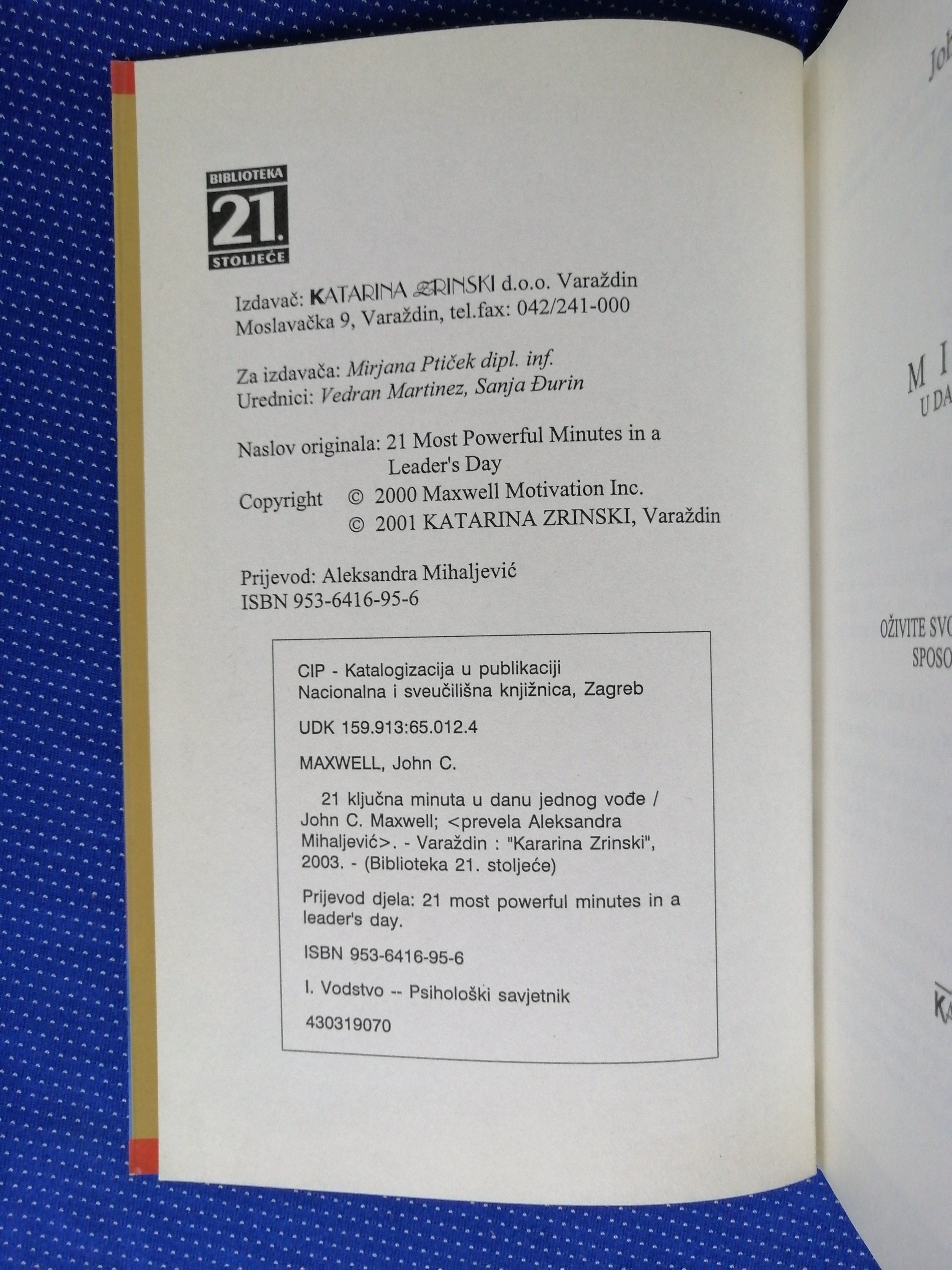 john c. maxwell – 21 ključna minuta u danu jednog vođe - slika 3