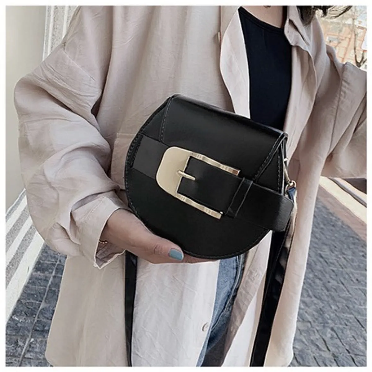 ženska torba - large buckle - slika 7
