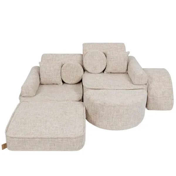 modularna sofa - bež boje sljeza - slika 4