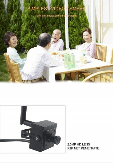 najmanja mini wifi ip hd sigurnosna kamera mala - slika 10
