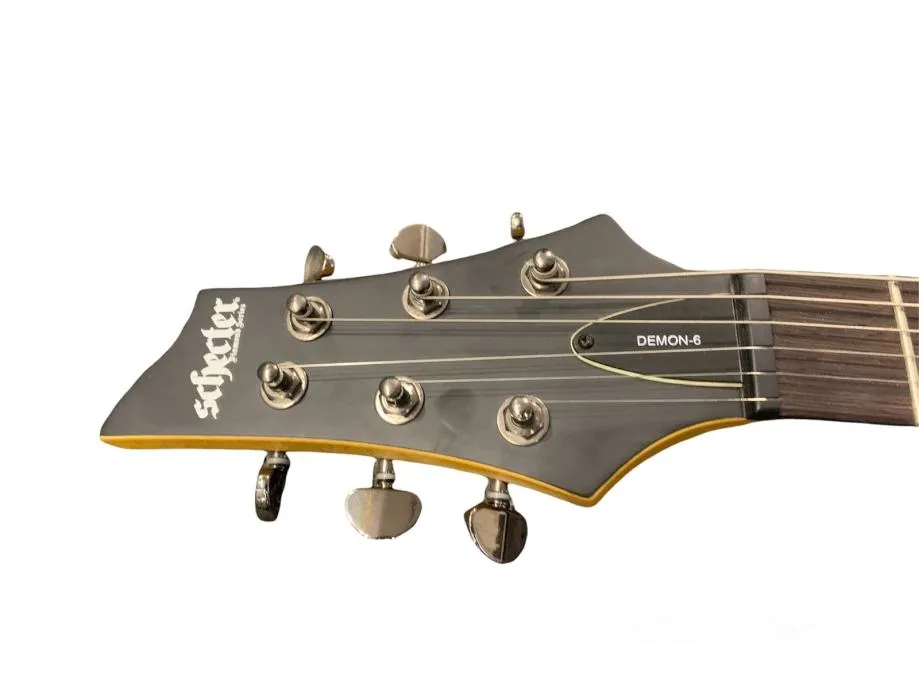 električna gitara schecter demon-6 + torba - kao novo / r1, rate! - slika 3