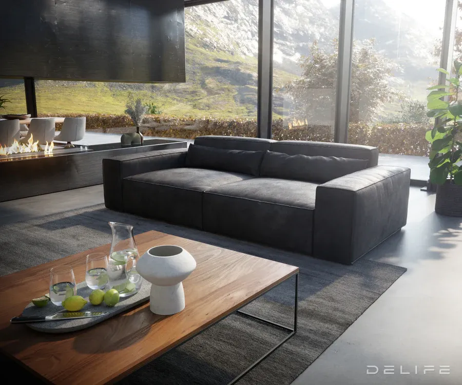 Sofa Sirpio XL 266x125cm, Materijal: Imitacija kože - Čakovec