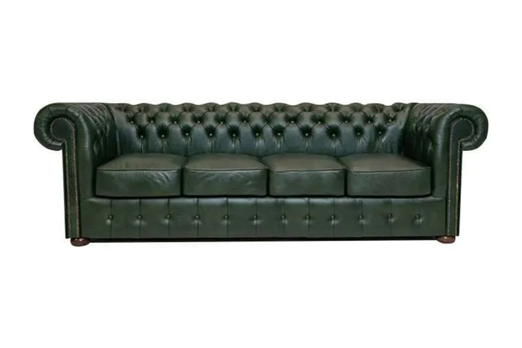 Chesterfield Garnitura Class Leather | 4-sjedišta | Cloudy Green - Ježdovec, Zagreb